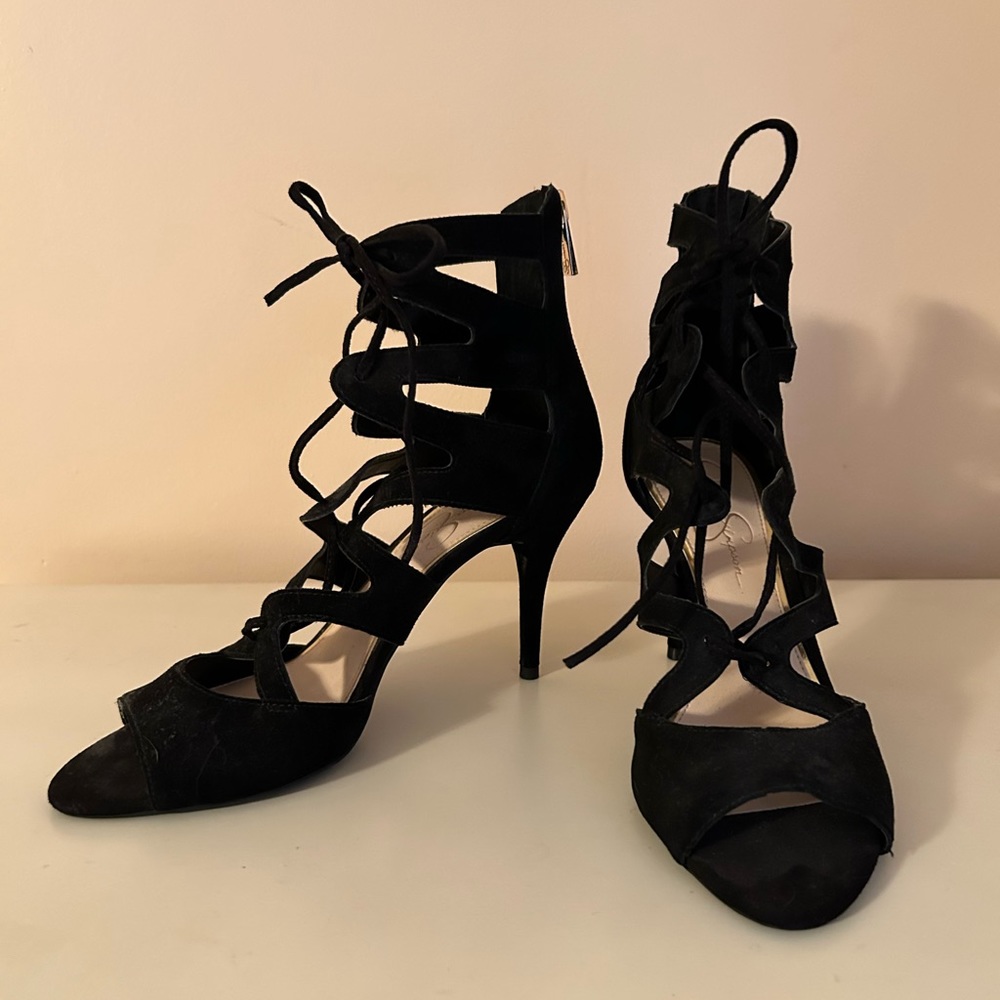 JESSICA SIMPSON Lace up Heels
